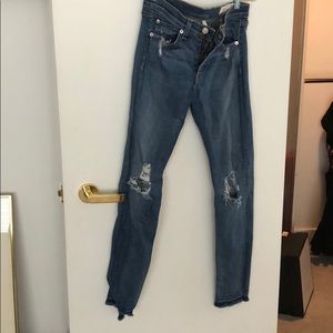 Rag & Bone ripped jeans exclusive for Intermix